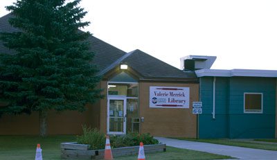 Outside view of the library.