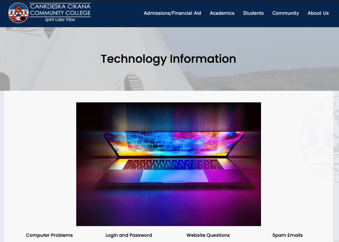 Student Portal Cankdeska Cikana Community College