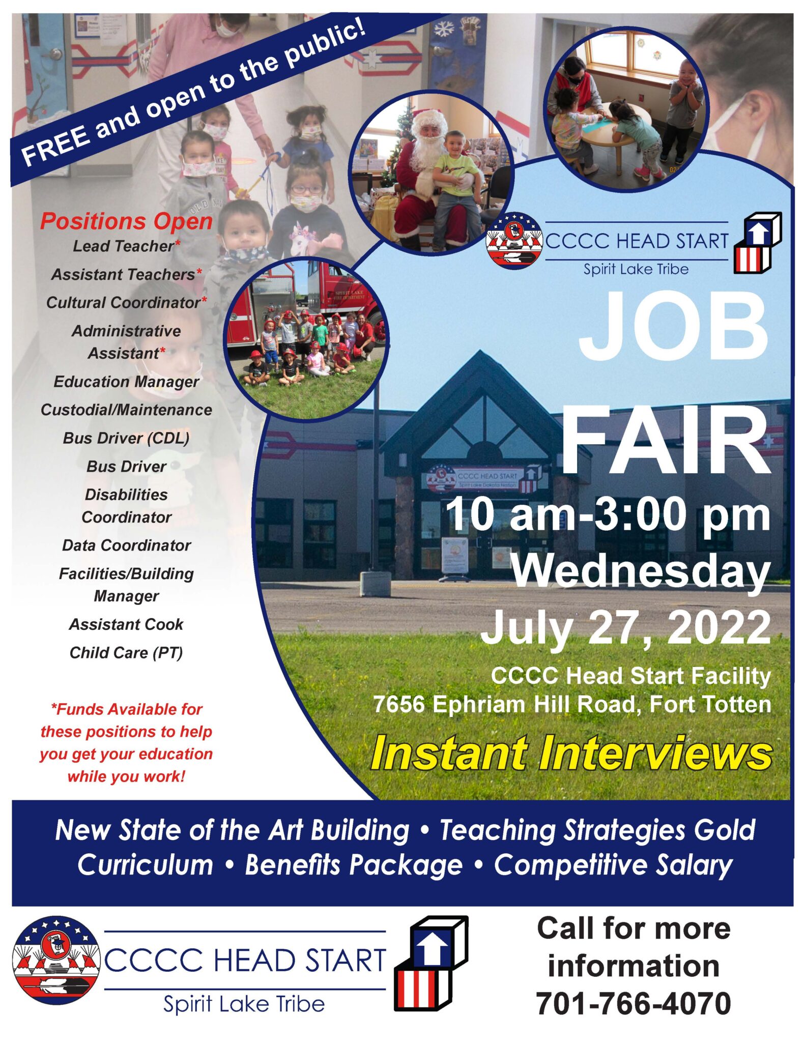Head Start Job Fair Cankdeska Cikana Community College