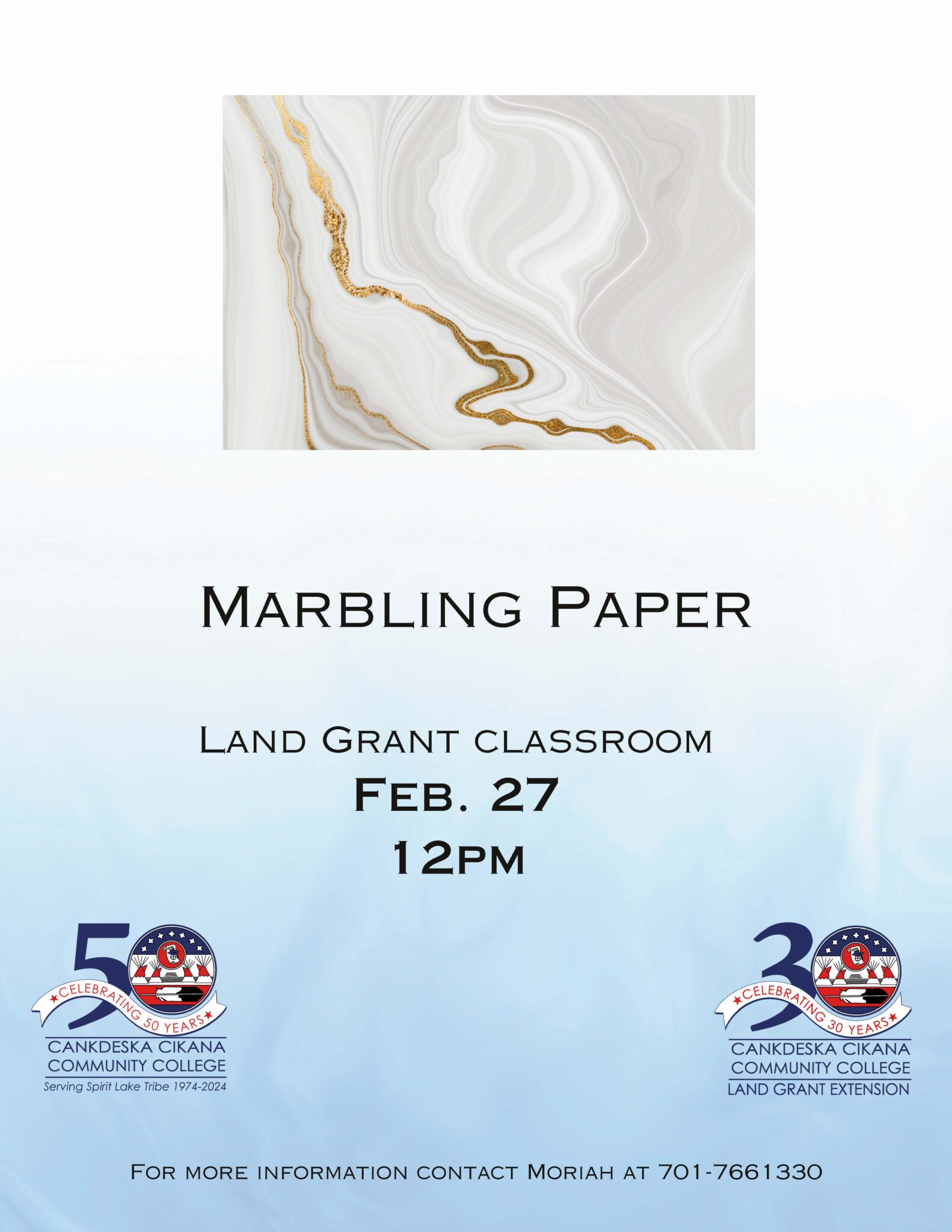 Marbling Paper › Cankdeska Cikana Community College